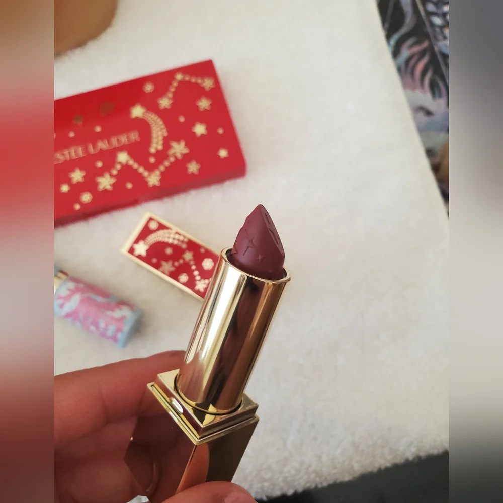 New Estee Lauder Celestial Glam Full size Lips, Eyes & Cosmetic Case